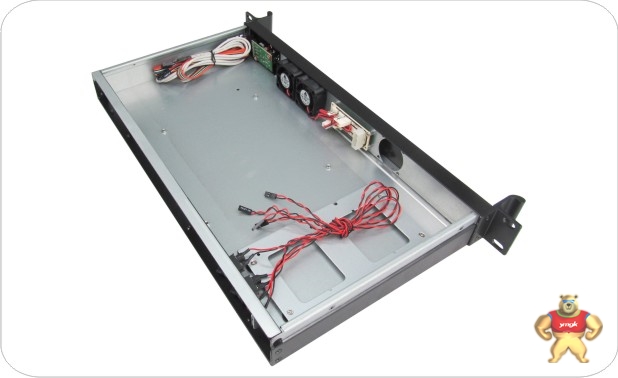 隆丰源小1U工控机箱铝合金面板可装标准卡深度(25CM） 