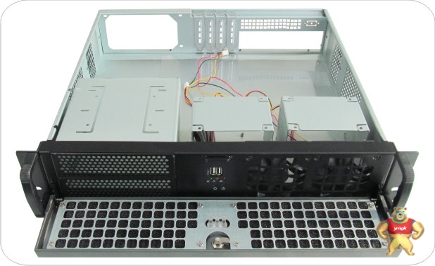 隆丰源2U380工控机箱机架式服务器机箱深度(38CM) 