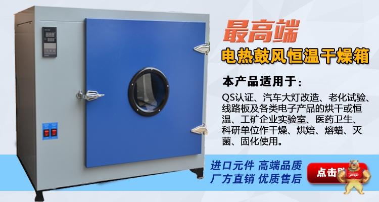 恒温箱高温烤箱小型精密鼓风干燥箱电热干燥柜定做高温老化房 