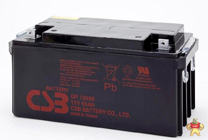 CSB蓄电池GP12650_12V65AH阀控式免维护ups蓄电池GP12650 GP12650,CSB,12V65AH,阀控式电池,ups蓄电池